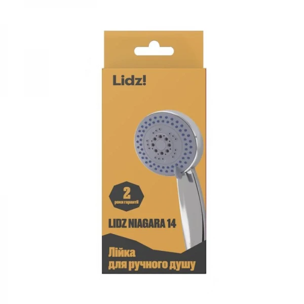Лейка для ручного душа Lidz Niagara 14 95 мм округлая LDNIA14CRM35465 Chrome