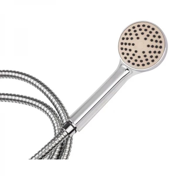 Змішувач для ванни Lidz Dominox 140 з поворотним виливом двохвентильний (з душовим гарнітуром) LDDOM140CRM35529 Chrome