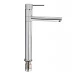 Смеситель для раковины Qtap Spring с поворотным изливом высокий QTSPRCRM001XL Chrome