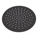 Душевая система универсальная Qtap Sloup на три потребителя (с изливом) c полочкой QTSL51105OGB Black Matt