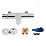 Смеситель для ванны Qtap Votice термостатический QTVOT30T1051GC Chrome