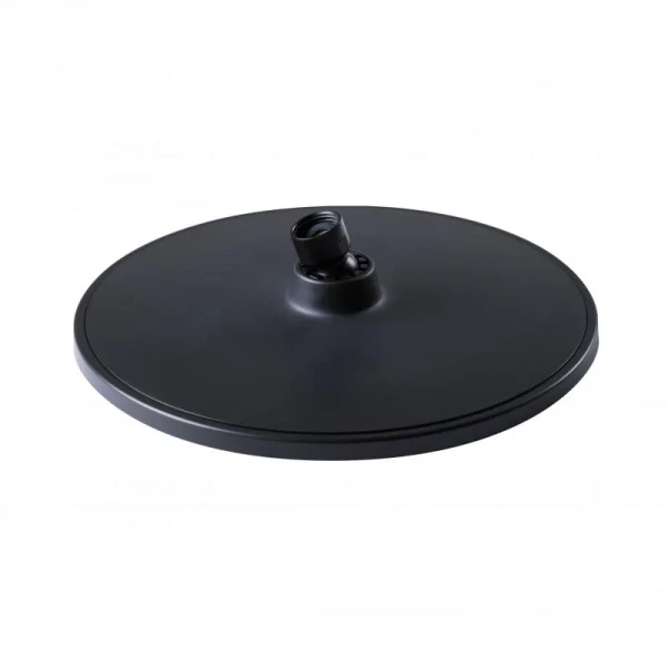 Лейка для верхнего душа Qtap Hlavova 230 мм округлая QTHLAVA228O1ZBB Black Matt