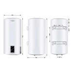 Водонагреватель электрический Thermo Alliance 50 л SLIM вертикальный, сухой ТЭН 2,0 кВт D50V20J(D)1-K