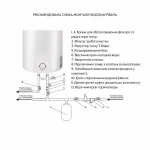 Водонагреватель электрический Thermo Alliance 80 л SLIM вертикальный, мокрый ТЭН 1,5 кВт D80V15Q2