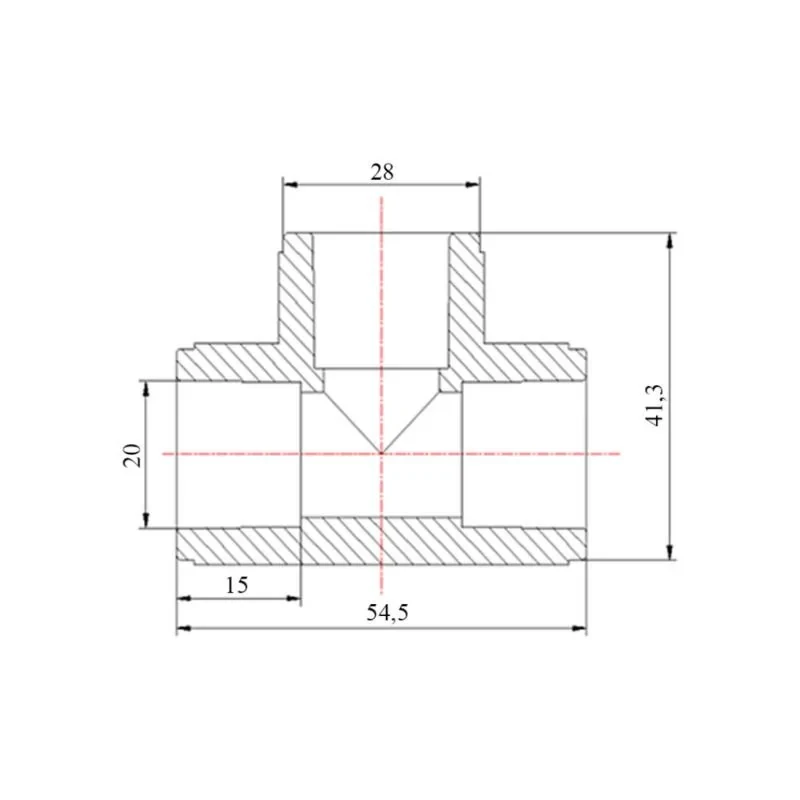 Трійник PPR Blue Ocean 