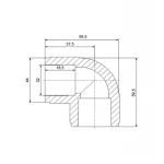 Уголок PPR Blue Ocean 