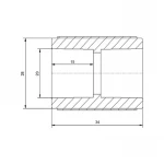 Муфта PPR Blue Ocean 