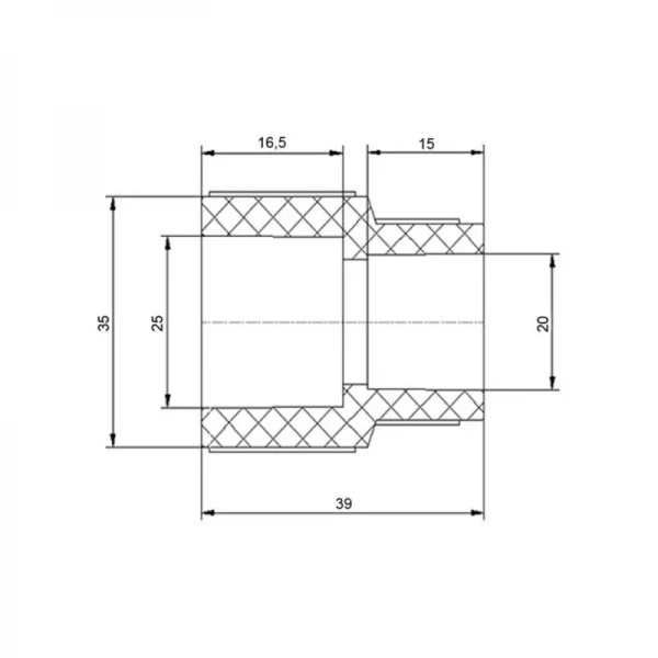 Муфта PPR Blue Ocean 