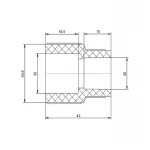 Муфта PPR Blue Ocean 