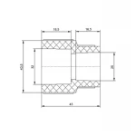 Муфта PPR Blue Ocean 