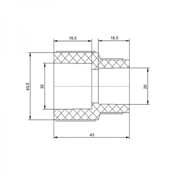 Муфта PPR Blue Ocean 