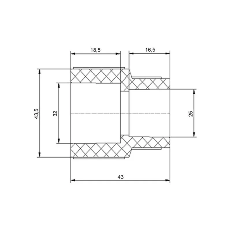 Муфта PPR Blue Ocean 