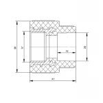 Муфта PPR Blue Ocean 