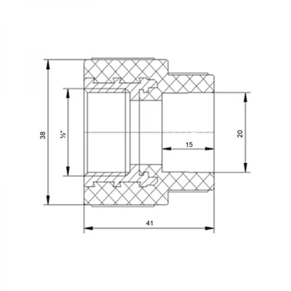 Муфта PPR Blue Ocean 