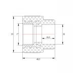 Муфта PPR Blue Ocean 