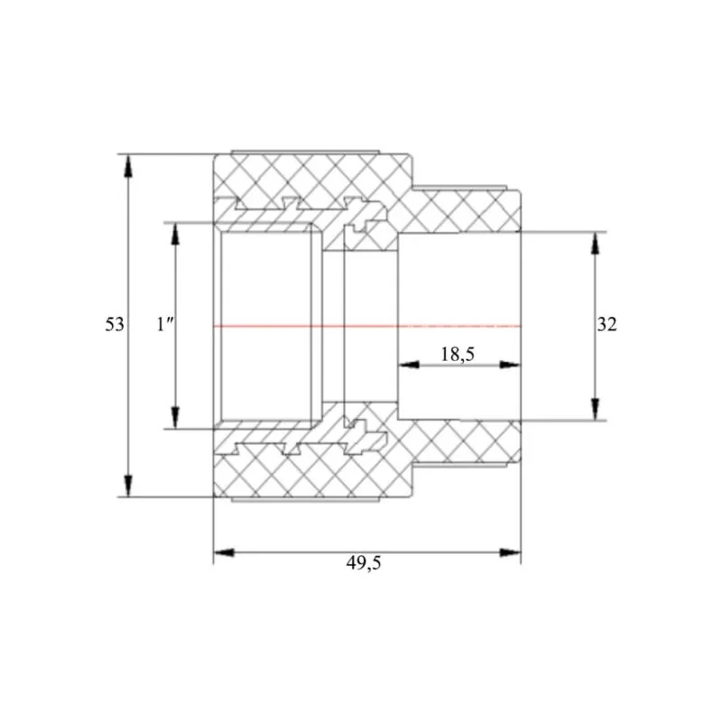 Муфта PPR Blue Ocean 