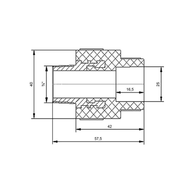 Муфта PPR Blue Ocean 