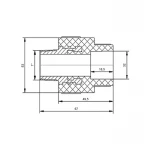 Муфта PPR Blue Ocean 