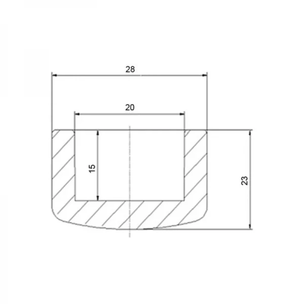 Заглушка PPR Blue Ocean 