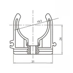 Крепеж PPR Blue Ocean 