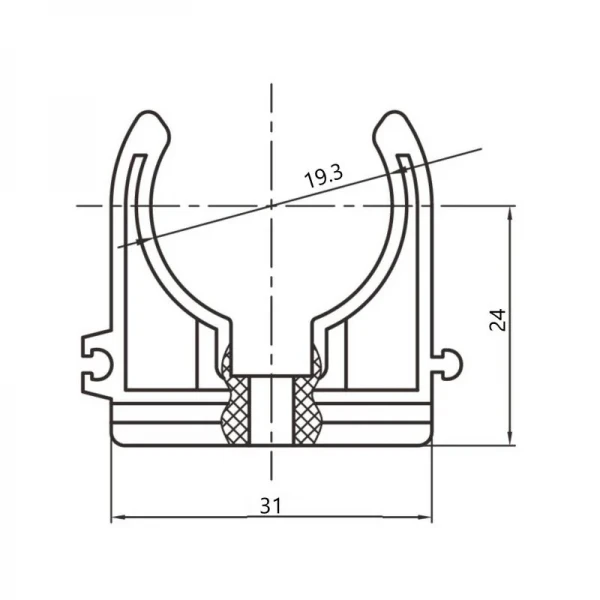 Крепеж PPR Blue Ocean 