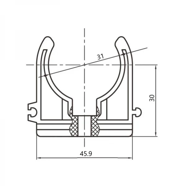 Крепеж PPR Blue Ocean 