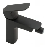 Смеситель для биде Qtap Lipno QTLIPNO2023101CB Black Matt