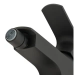 Смеситель для биде Qtap Lipno QTLIPNO2023101CB Black Matt
