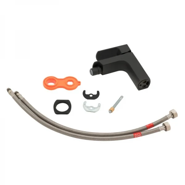 Смеситель для биде Qtap Lipno QTLIPNO2023101CB Black Matt