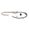 Змішувач для кухні Qtap Evicka з висувним виливом QTEVI91103UN Brushed Nickel PVD