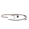Змішувач для кухні Qtap Baruska з висувним виливом QTBAR9137103UN Brushed Nickel PVD