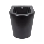 Биде напольное Qtap Scorpio 530x360x395 Matt black QT14441003CMB