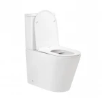 Унитаз-компакт Qtap Scorpio безободковый с сиденьем Soft-close QT14226002W