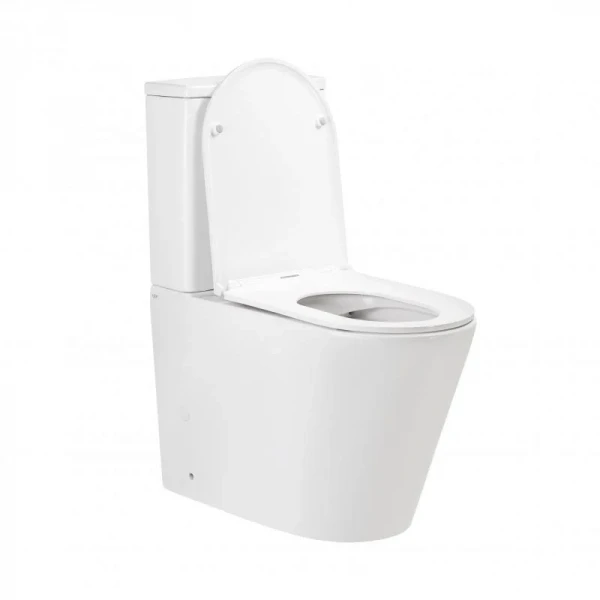 Унитаз-компакт Qtap Scorpio безободковый с сиденьем Soft-close QT14226002W