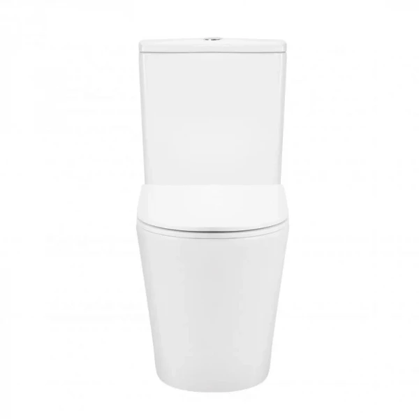 Унитаз-компакт Qtap Scorpio безободковый с сиденьем Soft-close QT14226002W