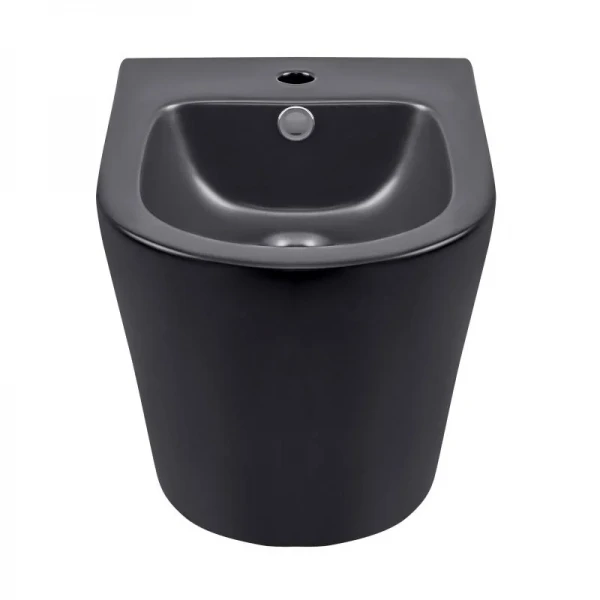 Биде подвесное Qtap Scorpio 515x360x345 Matt black QT1455053FMB