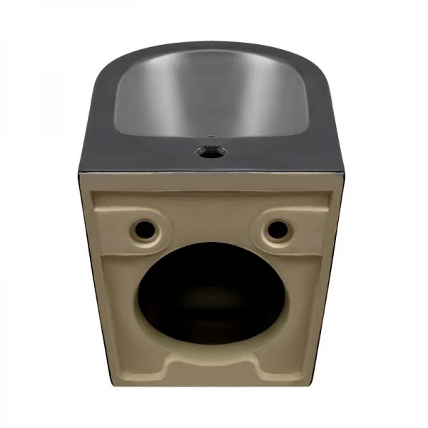 Биде подвесное Qtap Scorpio 515x360x345 Matt black QT1455053FMB