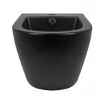 Биде подвесное Qtap Robin 495х370х325 Matt black QT1355046FMB
