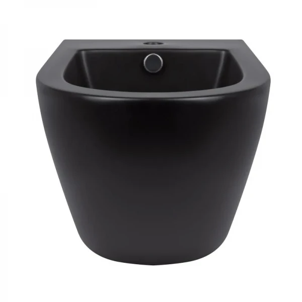 Биде подвесное Qtap Robin 495х370х325 Matt black QT1355046FMB