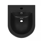 Биде подвесное Qtap Robin 495х370х325 Matt black QT1355046FMB