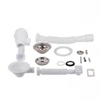 Сифон для кухонной мойки Lidz (WHI) 60 05 M001 01 EURO (выход 50 мм)