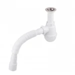 Сифон для кухонной мойки Lidz (WHI) 60 05 M001 00 (выход 50 мм)