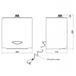 Дезинфектор Qtap Pohodli 220V бесконтактный QDZ2000WP White (Dezinfektor)