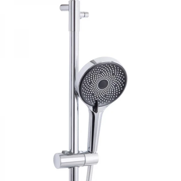 Душевая система универсальная Qtap Sloup термостатическая на два потребителя QTSL57103ONC Chrome