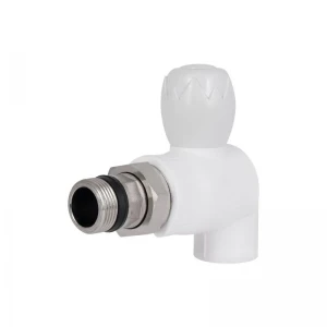 Кран з поліпроп. кутовий кульовий  25х3/4