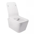 Готове рішення Qtap для ванної кімнати: підвісний унітаз Crow Rimless + комплект інсталяції Nest 4 в 1 (лінійна клавіша White)