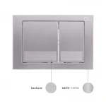 Готове рішення Qtap для ванної кімнати: підвісний унітаз Swan Rimless + комплект інсталяції Nest 4 в 1 (квадратна клавіша Satin)