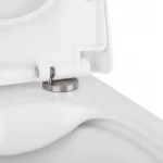 Готове рішення Qtap для ванної кімнати: підвісний унітаз Tern Rimless + комплект інсталяції Nest 4 в 1 (кругла клавіша Satin)