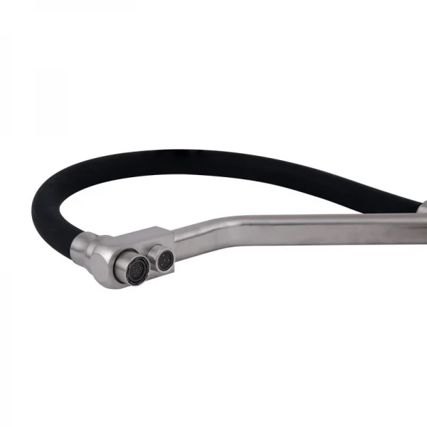 Смеситель для кухни Lidz Aria 020F3 с гибким изливом с подключением для питьевой воды (k35) LDARI020F3BNK37647 BNK