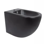 Биде напольное Qtap Robin 565x360x405 Matt black QT13442141CMB